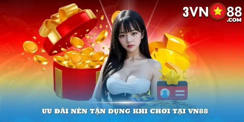 Ưu đãi nên tận dụng khi chơi tại VN88